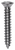 Tapping Screw #6 x 1" Phillips Oval Head, Zinc (Qty: 100)
