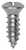 Tapping Screw #8 x 1/2" with #6 Phillips Oval Head, Zinc (Qty: 100)