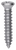 Tapping Screw #8 x 7/8", #6 Phillips Oval Head, Zinc (Qty: 100)