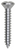 Tapping Screw #8 x 1" Phillips Oval Head, Zinc (Qty: 100)
