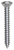 Tapping Screw #8 x 1-1/4" Phillips Oval Head, Zinc (Qty: 100)
