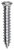Tapping Screw #10 x 1", Phillips Oval #6 Head, Zinc (Qty: 100)