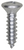 Tapping Screw #10 x 3/4", Phillips Oval Head, Zinc (Qty: 100)