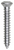 Tapping Screw #10 x 1-1/4", #8 Phillips Oval Head, Zinc (Qty: 100)