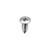 Tapping Screw #10 x 1/2", Phillips Oval #8 Head, Chrome (Qty: 100)