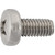 License Plate Screw M6-1.0 x 12mm Phillips Pan Head Stainless Steel (Qty: 25)