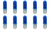 Box of 10 #73B (73 Blue)Lamp Auto Bulb Automotive Lightbulb, 14V, 1.12W