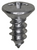 Tapping Screw #8 x 3/8" Phillips Oval Head, Zinc (Qty: 100)