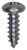 Tapping Screw #4 x 3/8", Phillips Pan Head, Zinc Finish (Qty: 100)