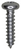 Tapping Screw #4 x 1/2", Phillips Pan Head, Zinc Finish (Qty: 100)