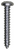 Tapping Screw #4 x 3/4", Phillips Pan Head, Zinc Finish (Qty: 100)