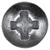 Tapping Screw #6 x 5/8", Phillips Pan Head, Zinc Finish, AB Tip (Qty: 100)