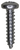 Tapping Screw #6 x 5/8", Phillips Pan Head, Zinc Finish, AB Tip (Qty: 100)