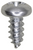 Tapping Screw #8 x 3/8", Phillips Pan Head, Zinc Finish, AB Tip (Qty: 100)