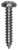 Tapping Screw #8 x 7/8", Phillips Pan Head, Zinc Finish (Qty: 100)