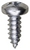 Tapping Screw #12 x 5/8", Phillips Pan Head, Zinc Finish (Qty: 100)