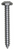 Tapping Screw #8 x 1-1/4", Phillips Pan Head, Zinc Finish (Qty: 100)