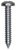 Tapping Screw #14 x 1-1/2", Phillips Pan Head, Zinc Finish (Qty: 100)