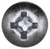 Tapping Screw #14 x 1-1/2", Phillips Pan Head, Zinc Finish (Qty: 100)