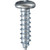 Tapping Screw #14 x 1", Phillips Pan Head, Zinc Finish (Qty: 100)