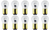 Box of 10 #94 Lamp Auto Bulb Automotive Lightbulb NEW