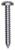 Tapping Screw #12 x 1-1/2", Phillips Pan Head, Zinc Finish (Qty: 100)