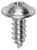 Tapping Screw #8 x 7/16", Phillips Washer Head, Zinc Finish (Qty: 100)