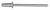 Aluminum Pan-L Rivets, 1/8" Shank x 7/32", Dome 1/4" Flange (Qty: 100)