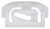 Windshield Clip, Nylon, for GM 9731301 and AMC 4005540 (Qty: 100)