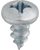 Tapping Screw #14 x 1/2", Phillips Pan Head, Zinc Finish (Qty: 100)