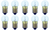 Box of 10 #432 Miniature Lamp Bulb for Lionel, E10, 18V 4.5 Watt