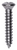 Tapping Screw #10 X 1", #8 Phillips Oval Head, Chrome (Qty: 10)