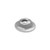 Thread Cutting Nut for 1/8" Stud Size, 5/16" Hex Head, Zinc Finish (Qty: 12)