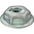 Thread Cutting Nut for 1/8" Stud Size, 7/16" Hex Washer Diameter (Qty: 13)