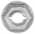 Thread Cutting Nut for 3/16" Stud Size, 1/2" Hex Washer Diameter (Qty: 12)
