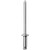 Panel Rivets, Steel, 1/8" Shank x 25/64" Long, 1/4" Flange, Dome Head (Qty: 15)