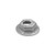 Thread Cutting Nut for 5/32" Stud Size, 9/16" Washer, Zinc Finish (Qty: 12)