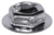 Thread Cutting Nut for 5/32" Stud Size, 9/16" Washer, Zinc Finish (Qty: 12)