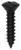 Tapping Screw #8 X 3/4", Phillips Oval Head, Black Oxide (Qty: 20)