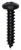 Tapping Screw #8 X 3/4", Phillips Pan Head, Black Oxide (Qty: 20)
