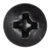 Tapping Screw #8 X 3/4", Phillips Pan Head, Black Oxide (Qty: 20)