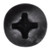 Tapping Screw #8 X 1", Phillips Pan Head, Black Oxide (Qty: 14)