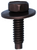 Hex Head SEMS Bolt Screw, Dog Point, 1/4-20 x 7/8", for Ford 57030-S2 (Qty: 5)