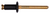 Peel-Type Rivet, 1/4" Shank, 0.5" Flange, for Ford 388047-S102 (Qty: 4)