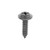 Tapping Screw  Phillips Flat Washer Head #10 X 3/4", Black (Qty: 9)