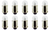 Box of 10 #3893 Lamp Auto Bulb Automotive Lightbulb, 12V, 4W, BA9s