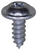 Tapping Screw #10 x 1/2" Phillips Flat Top Washer Head, Zinc(Qty: 10)