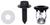 Mirror Mounting Screw & Jacknut for GM 14007510 and Chrysler 367292 (Qty: 2)