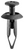 Screw-Type Retainer19/32" Head, 29/32" Stem, for GM, Chrysler, Ford (Qty: 5)