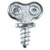 Dealer License Plate Thumb Screw #14 X 1/2", Die-Cast Zinc (Qty: 3)